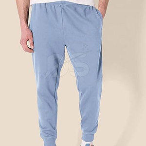 กางเกงจ็อกเกอร์ผู้ชาย ผ้าฝ้าย 100% ทรงเข้ารูป เอวกลาง น้ำหนักเบา แห้งเร็ว ไม่ยับ สวมใส่สบาย เหมาะสำหรับออกกำลังกายที่ฟิตเนส - Product Image 5