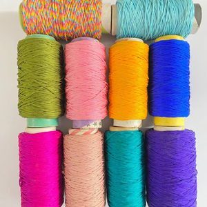 Fil de cordon en macramé à franges, tressé, pompon, artisanat à la main, fil en polyester pour la couture, la broderie, le crochet, teint pour les rideaux, les bijoux - Product Image 1