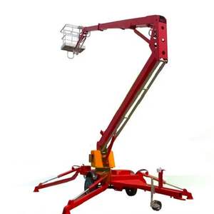 Plateforme élévatrice à ciseaux hydraulique autopropulsée en aluminium, capacité de charge de 300 kg, hauteur de levage de 20 m, mini nacelle élévatrice - Product Image 1