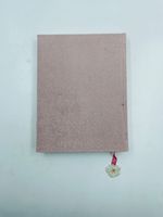 YASHVI EXPORTS Blumenverziertes Luxuriöses Handgefertigtes Samt-Schultagebuch Einzigartiges Design Handgesticktes Anpassbares A5/A6 Notizbuch
