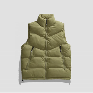Chaleco Acolchado de Invierno Personalizado para Hombre, OEM, Sin Mangas, Impermeable, Resistente al Viento, de Alta Calidad, Relleno de Fibra de Poliéster, para Actividades al Aire Libre - Product Image 4