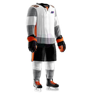 Uniformes de Hockey sobre Hielo Fabricados en Pakistán, Transpirables, de Poliéster que Absorbe la Humedad, Adecuados para Equipos, Pedidos al por Mayor - Product Image 4
