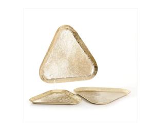 Lot de 2 plateaux de service en fer et acrylique pour chocolat avec poignées Design de luxe Idéal pour mariage Hôtel Dessert et affichage de la date - Product Image 6