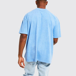 2025 meilleur Design hommes surdimensionné T-shirt à vendre haute qualité poids lourd surdimensionné Vintage cou T-shirt pour hommes - Product Image 2