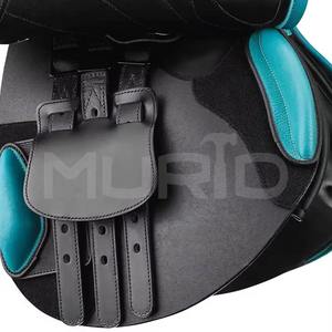 Selle de dressage en cuir naturel souple, best-seller, équitation anglaise, couleur personnalisée, logo personnalisé, exportation mondiale, style western - Product Image 4