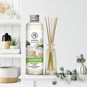Recharge liquide pour diffuseur d'arômes Aromatika au jasmin naturel 200 ml – Huile parfumée longue durée pour diffuseur à bâtonnets - Product Image 4