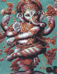 Ấn Độ Hindu Thần & Ganesha thần thánh Hindu chúa thần t Áo sơ mi psychedelic Ganesh Ji mặc Hippie DJ nghệ thuật T-Shirt Áo sơ mi M/L/XL - Product Image 5