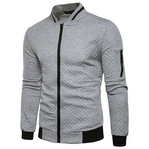 Nouveau Mode Slim Fit Vestes Hommes Stand Collar Casual Solide Survêtement Hommes Baseball Manteau Printemps Automne Streetwear Hommes Vêtements - Product Image 6