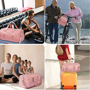 Bolsa de gimnasio de Viaje Unisex de nuevo diseño 2025 al por mayor bolsa de deporte de nailon duradera con logotipo personalizado - Product Image 4