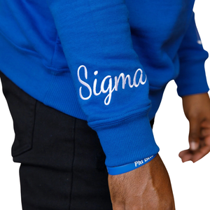 HBCU Sigma Chenille Sudadera bordada Premium Cotton Greek Fraternity 1914 Sigma Apparel Mens Greek Life College Wear - Product Image 3