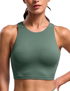 Ropa deportiva informal a la moda, estilo deportivo, camiseta sin mangas cómoda para mujer, ropa deportiva básica acanalada para yoga. - Product Image 6