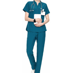 New Arrival <b>Scrub</b> Set Breathable Nursing <b>Scrub</b> Suit Stretchy Nursing <b>Scrub</b> Suit Lightweight Nursing <b>Scrub</b> Suit - Product Image 1