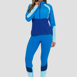 Chaqueta cortavientos con logotipo personalizable para mujer, ligera, impermeable, para exteriores, Otoño Invierno, conjunto de ropa deportiva - Product Image 1