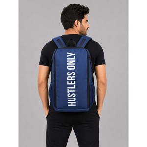 Mochila para Portátil M FITNESS Azul Marino para Hombre, Diseño a Rayas, Ligera, Impermeable, Antirrobo, para Viajes, Menos de 24L, Poliéster - Product Image 1