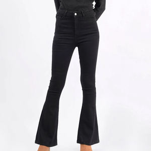 <b>Women's</b> High Quality Casual <b>Slim</b> Straight Mid <b>Jeans</b> XL Size Wide Leg Pockets Flat Washed Breathable Quick Dry Summer Fashion - Product Image 2