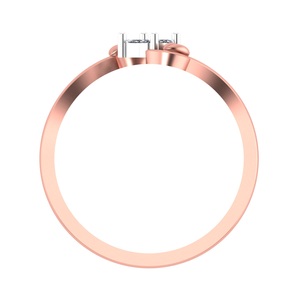 Anillo de compromiso de diamante chapado en oro de 18 quilates de alta calidad certificado por IGI, diseño elegante de Spark para bodas y aniversarios - Product Image 2