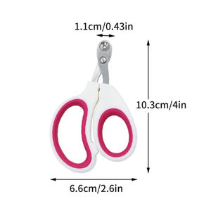 FLAMIA JABZ Ciseaux à ongles professionnels en acier inoxydable pour animaux de compagnie Coupe-ongles écologiques pour gagner du temps - Product Image 5