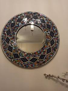 Forme personnalisable de modèle de miroir-tapis de mosaïque colorée de conception moderne pour l'usage décoratif - Product Image 2