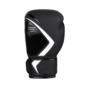 Gants de boxe en cuir noir pour hommes Design personnalisé Gants de rembourrage confortables en cuir véritable pour combattants - Product Image 4