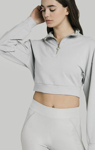 Sweats à capuche pour femmes de haute qualité Logo personnalisé 100% coton Vente en gros Pull Polyester OEM SI - Product Image 2