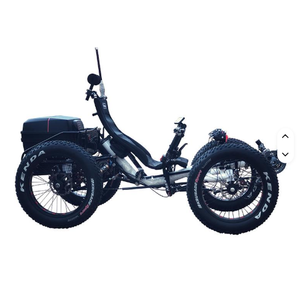 Meilleure Offre Quadricycle Tout-Terrain à Assistance Pédalée pour Adultes, 2 Roues Motrices, Cadre en Aluminium, Fourche Suspendue, 9 Vitesses, Pneus Larges - Product Image 1