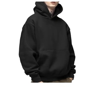 Vente chaude coton lourd sweat à capuche pour hommes Logo personnalisé gaufrage sweat-shirt d'entraînement de haute qualité en motif 3D 6XL - Product Image 2