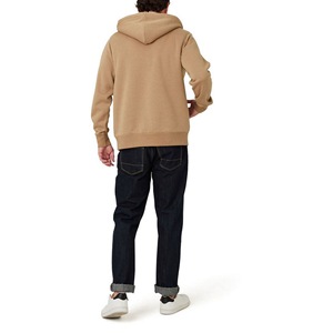 Sweat à capuche en polaire doublé Sherpa pour hommes Sweat-shirt zippé en coton thermique à manches longues Veste chaude pour l'extérieur Manteau à capuche floue - Product Image 6