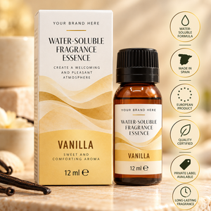 Essenza di Vaniglia Idrosolubile OEM 50ml |   Fragranza Dolce Caramellata per Umidificatore |   Marchio Privato Spagna - Product Image 1