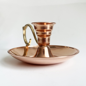 Shark Anatolia Handmade Copper <b>Candle</b> <b>Stick</b> Holder Home Decoration Christmas Romantic Look 10 cm - Product Image 5