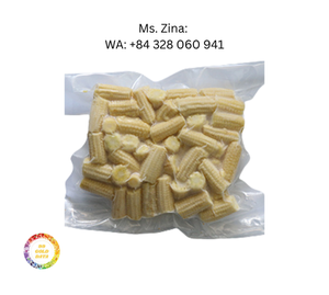 Maïs bébé jaune biologique entier et coupé motif haché fraîchement traité IQF prix de gros en vrac du Vietnam - Product Image 3