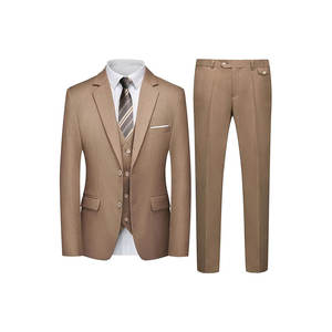 Nuevo Traje de Tres Piezas para Hombre, Estilo Veraniego, para Negocios, Traje Ajustado - Product Image 6