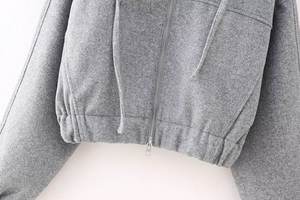 <b>Men's</b> 2025 Winter Varsity <b>Jacket</b> Front Logo 100% Cotton Woolen <b>Pullover</b> Casual Outerwear - Product Image 4