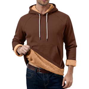 High Quality Custom Cotton <b>Blended</b> Men's New Style Winter Hoodie Fashion Regular Fit Full Sleeves with Pockets Hoodies - Product Image 1