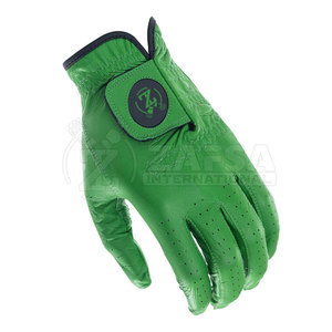 Gants de golf pour droitiers en cuir Cabretta véritable de haute qualité avec design antidérapant et logo personnalisé pour les passionnés de sport - Product Image 3