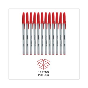 Paquete de 12 Bolígrafos de Gel Rojos Universales de 1 mm con Cuerpo de Diseño Novedoso y Ancho de Escritura de 1.0 mm - Product Image 6