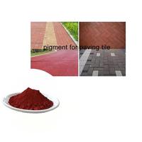 Spot gros oxyde de fer colorant rouge peinture plastique peinture ne se décolore pas couleur ciment béton brique asphalte