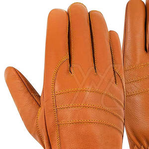 Gants d'Hiver en Cuir de Haute Qualité pour Adultes, Extérieur, Uni, Écran Tactile, Respirant, Garde au Chaud, Doux, Taille Personnalisée - Product Image 2