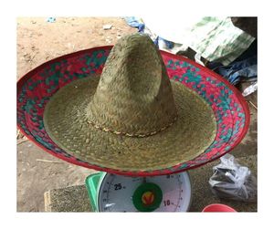 Chapeau de paille de festival Premium avec des couleurs vives-Chapeau de paille fait main personnalisé pour la culture mexicaine et le commerce mondial - Product Image 3