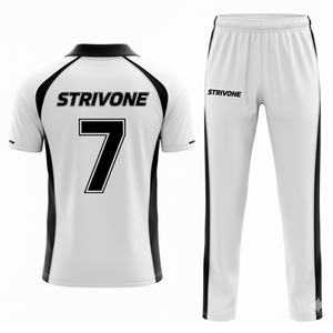 OEM ODM ชุดกีฬาออกแบบได้ตามต้องการเซ็ตเสื้อทีมคริกเก็ตผ้าโพลีเอสเตอร์แห้งเร็วระบายอากาศได้ดีใส่ได้ตามต้องการ - Product Image 2