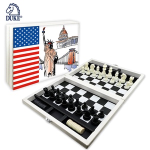 Leatherette Clutch Bag <b>Travel</b> Backgammon - New York - Product Image 1