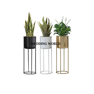 Jardinière en métal pour décoration intérieure, jardinière faite à la main d'excellente qualité, best-seller, vente en gros de support de jardinière en métal de créateur - Product Image 1