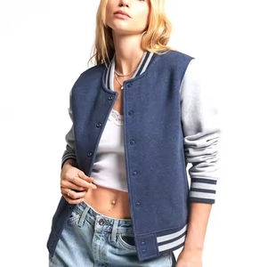 Coupe-vent Varsity Jacket pour femmes Chemises respirantes pour femmes Vêtements d'extérieur Automne Veste légère - Product Image 1