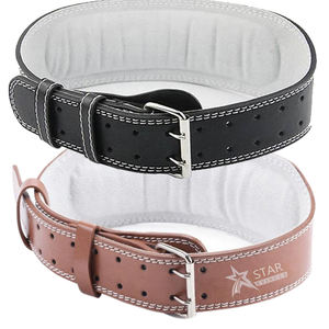 Cinturón de entrenamiento de gimnasio de piel de vaca suave de 13mm con logotipo personalizado de alta calidad para levantamiento de pesas Culturismo - Product Image 6