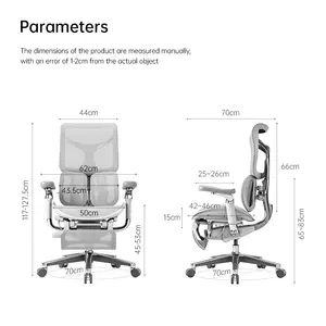 Высококачественный роскошный офисный стул S300 офисная мебель эргономичный дизайн большой вращающийся сетчатый стул