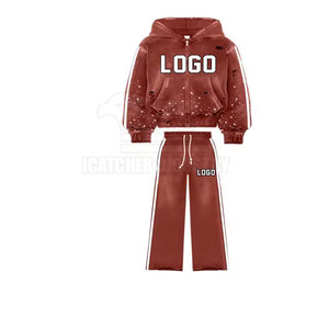 ชุดวอร์มสำหรับผู้ชายชุดวอร์มผ้าฝ้ายโพลีเอสเตอร์ผลิตตามสั่ง - Product Image 1