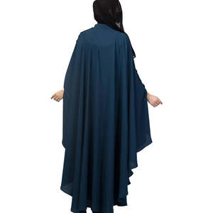 Nouvelle arrivée, abaya islamique en lin et polyester, style kaftan Dubaï, respirante, légère, anti-rides, séchage rapide, manches longues, pour femmes - Product Image 4