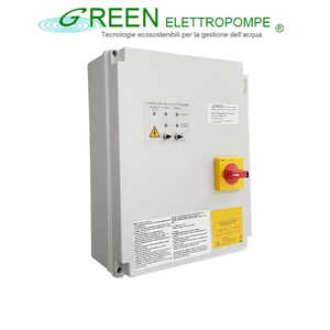 Quadro Elettrico di Controllo Acqua Serie QAD1 - Avviatori di Qualità Italiana Premium per Pompe Elettriche Monofase e Trifase - Product Image 1