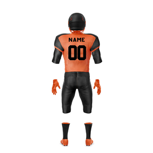 Ensembles d'uniformes de football américain Demi manches Polyester Made Sportswear Uniforme de football américain adulte avec design de sublimation - Product Image 4