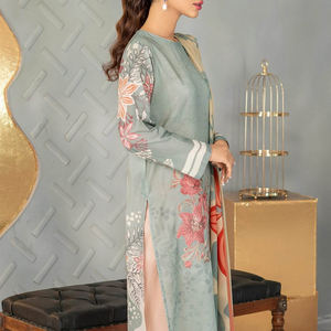 Vestidos de lino de invierno para mujer, ropa de India y paquistaní sin costuras - Product Image 6