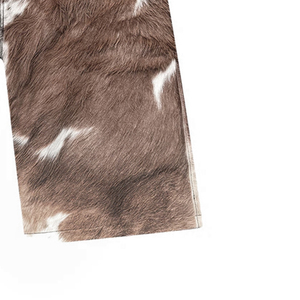 Shorts en cuir de vachette décontractés de haute qualité pour hommes - Confortables, à taille élastique, séchage rapide et respirants pour l'été - Product Image 5